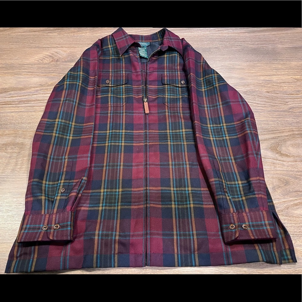 Lauren by Ralph Lauren Flannel Zip Up